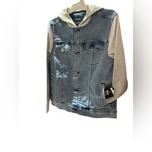 Art Class Blue and Gray Jean Jacket for Kids